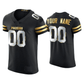 Custom GB.Packers Black Personalizar Negro Golden Edition Stitched Football Jerseys