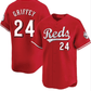 Cincinnati Reds #24 Ken Griffey Jr Red Alt Limited Stitched Baseball Jersey