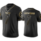 P.Steelers #7 Ben Roethlisberger Black Golden Edition Limited Stitched American Football Jerseys