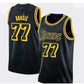 LA.Lakers #77 Luka Dončić Statement Edition Swingman Jersey - Black Stitched American Basketball Jersey