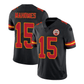 kC.Chiefs #15 Patrick Mahomes Black Stitch Stitched American Football Jerseys
