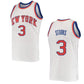 NY.Knicks #3 John Starks White 1985-86 Hardwood Classics Swingman Stitched American Basketball Jersey