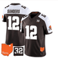 C.Browns #12 Shedeur Sanders  Brown/White 2023 Memorial Stitched American Football Jerseys