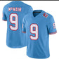 T.Titans #9 Steve McNair Light Blue Team Game Stitched American Football Jersey