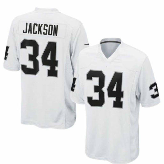 LV.Raiders #34 Bo Jackson Game Stitched American Football Jerseys