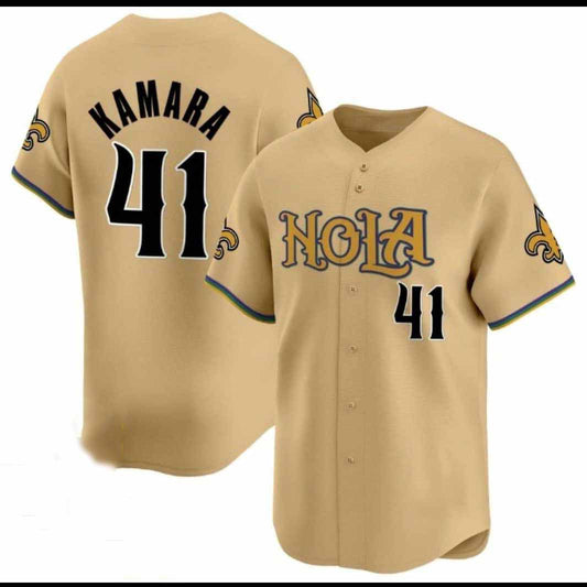 NO.Saints #41 Alvin Kamara With Patch Fashion Baseball Stitched Vapor Premier Limited Jersey