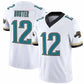 J.Jaguars #12 Travis Hunter White F.U.S.E. Football Jerseys