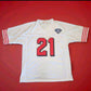 SF.49ers #21 Deion Sanders Mitchell & Ness White 1994 Authentic American Football Jerseys