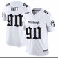 P.Steelers #90 Pittsburgh Watt White 2025 F.U.S.E. Limited Stitched American Football Jerseys