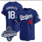 Los Angeles Dodgers #18 Yoshinobu Yamamoto White 2025 Champions Stitched Baseball Jersey