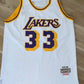 LA.Lakers #33 "KAREEM ABDUL-JABBAR" White 1979-80 Stitched American Basketball Jersey