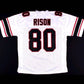 A.Falcons #80 Andre Rison White Mitchell & Ness  Stitched American Football Jerseys