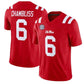 O.Miss Rebels #6 Trinidad Chambliss Red Replica Football College Jerseys