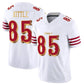 SF.49ers #85 George Kittle 2025 Rivalries Collection Limited Jersey - White Stitched American Football Jerseys