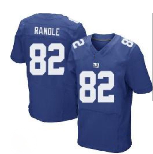 NY.Giants #82 Rueben Randle Royal Game Player Jersey Stitched American Football Jerseys