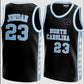 N.Carolina Tar Heels #23 Michael Jordan Black Basketball American College Jerseys