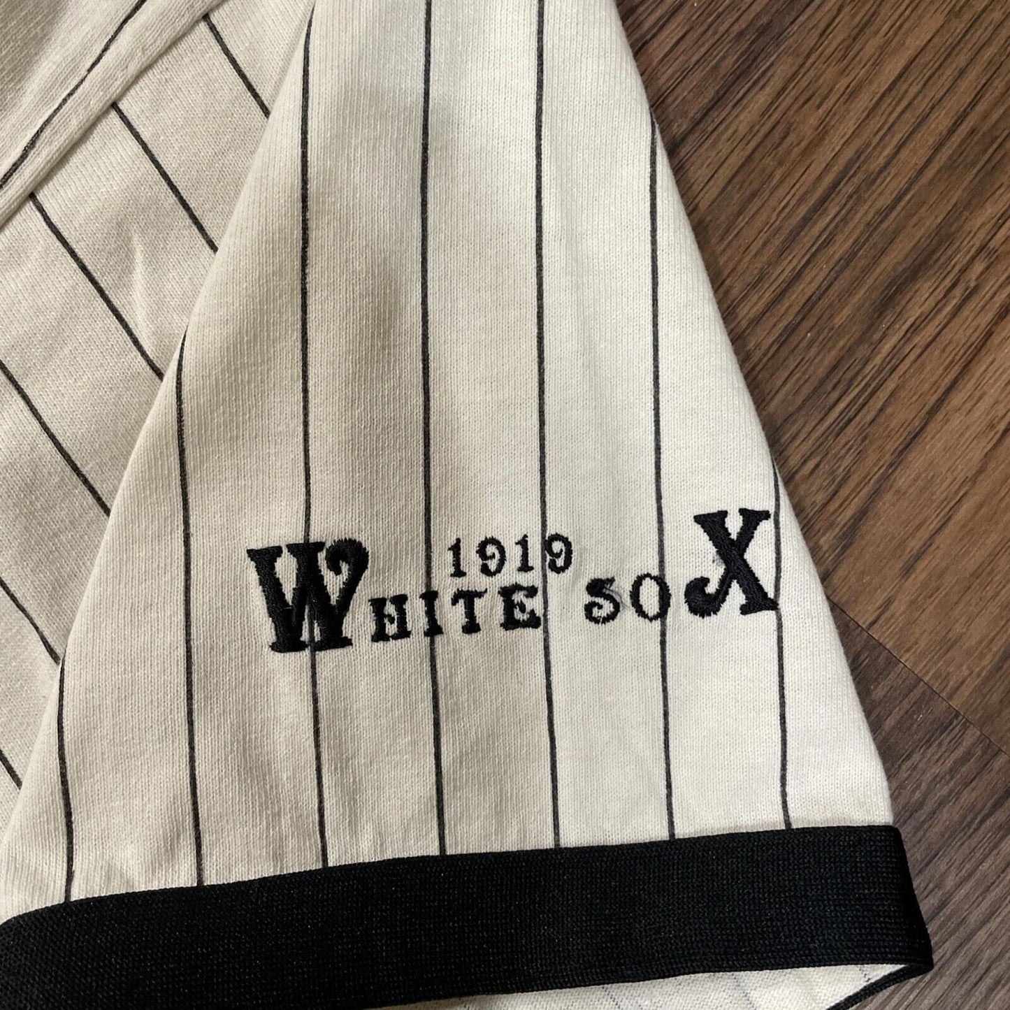 Chicago White Sox White Pinstripe 1919 Cooperstown Collection Stitched Baseball Jersey