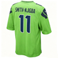 S.Seahawks #11 Jaxon Smith-Njigba Green Game Stitched Football Jerseys