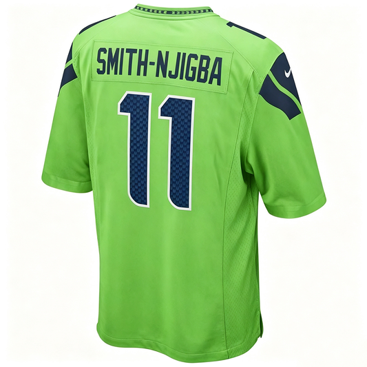 S.Seahawks #11 Jaxon Smith-Njigba Green Game Stitched Football Jerseys