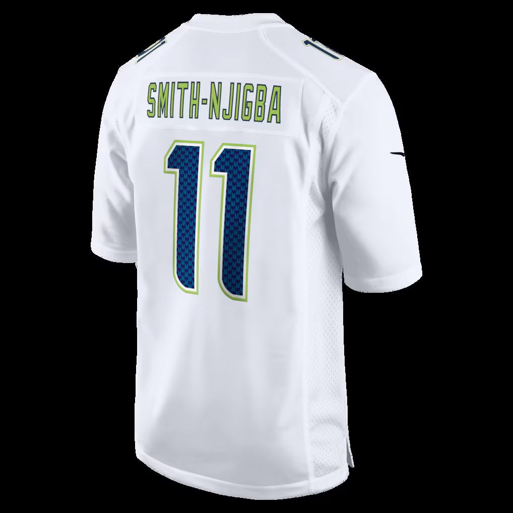 S.Seahawks #11 Jaxon Smith-Njigba White Fashion Game Stitched American Football Jerseys