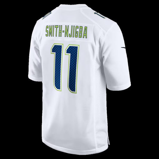 S.Seahawks #11 Jaxon Smith-Njigba White Fashion Game Stitched American Football Jerseys