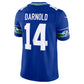 S.Seahawks #14 Sam Darnold Royal Alternate Vapor F.U.S.E. Stitched Limited Football Jersey
