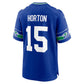S.Seahawks #15 Tory Horton Royal Alternate 2 Game Stitched American Football Jerseys