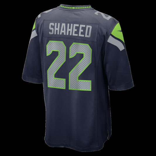 S.Seahawks #22 Rashid Shaheed College Navy Team Game Stitched American Football Jerseys