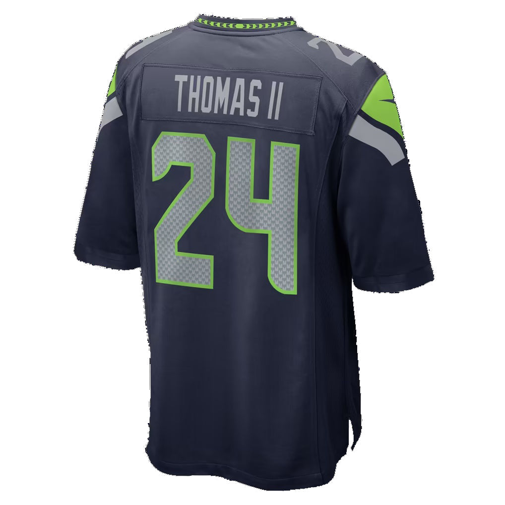 S.Seahawks #24 Rodney Thomas II College Navy Team Game Football Jersey