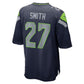 S.Seahawks #27 Avery Smith College Navy Team Game Football Jersey