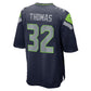 S.Seahawks #32 Drake Thomas College Navy Team Game Football Jersey
