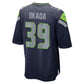 S.Seahawks #39 Ty Okada College Navy Team Game Stitched American Football Jerseys