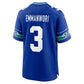 S.Seahawks #3 Nick Emmanwori Royal Alternate Game Player Football Jersey