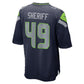 S.Seahawks #49 Jamie Sheriff College Navy Team Game Football Jersey