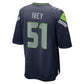S.Seahawks #51 Jared Ivey College Navy Team Game Stitched American Football Jerseys