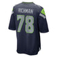 S.Seahawks #78 Mason Richman College Navy Team Game Stitched American Football Jerseys