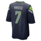 S.Seahawks #7 Uchenna Nwosu College Navy Team Game Football Jersey