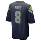 S.Seahawks #8 Jadarian Price College Navy 2026 Draft First Round Pick No. 32 Team Game Stitched American Football Jerseys