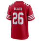 SF.49ers #26 Kaelon Black Scarlet Team Game Football Jersey