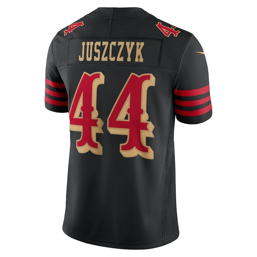 SF.49ers #44 Kyle Juszczyk 2025 Rivalries Collection Limited Jersey - Black Stitched American Football Jerseys