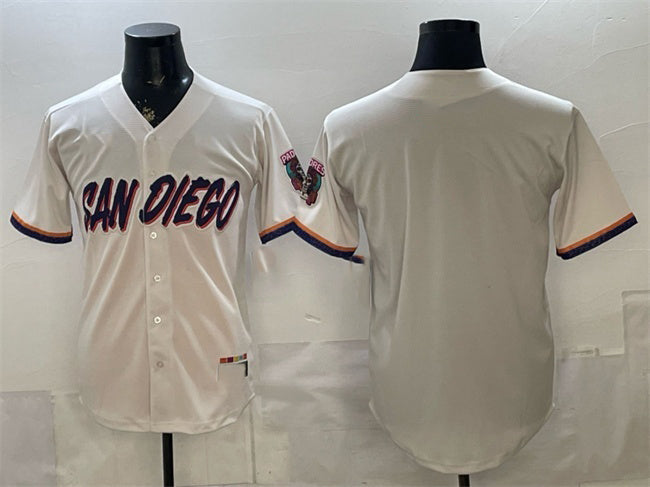 San Diego Padres Blank Cream 2026 City Connect Stadium Stitched Baseball Jersey