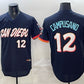 San Diego Padres #12 Luis Campusano Obsidian 2026 City Connect Stadium Stitched Baseball Jersey