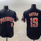 San Diego Padres #19 Tony Gwynn Black Mexico Cool Base Stitched Baseball Jersey