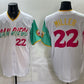 San Diego Padres #22 Mason Miller 2022 White City Connect Cool Base Stitched Baseball Jersey