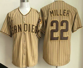 San Diego Padres #22 Mason Miller Khaki Limited Baseball Jersey