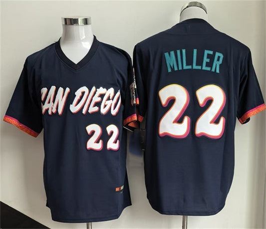 San Diego Padres #22 Mason Miller Obsidian 2026 City Connect Stadium Stitched Baseball Jersey