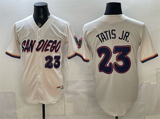 San Diego Padres #23 Fernando Tatis Jr. Cream 2026 City Connect Stadium Stitched Baseball Jersey