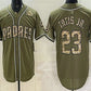 San Diego Padres #23 Fernando Tatis Jr Olive 2026 Armed Forces Day Jersey