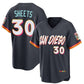 San Diego Padres #30 Gavin Sheets Obsidian 2026 City Connect Stadium Stitched Baseball Jersey
