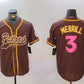San Diego Padres #3 Jackson Merrill Brown Cool Base Stitched Baseball Jersey